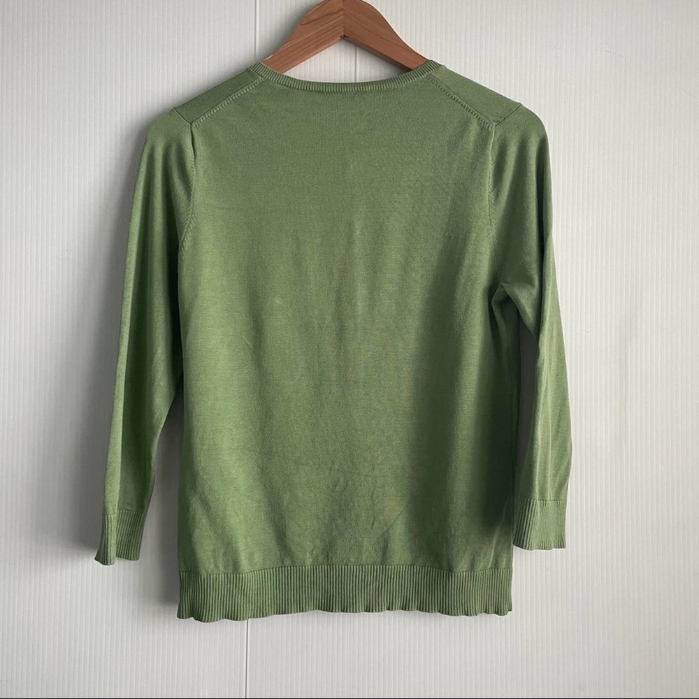 Pendleton Silk Cardigan Button Down Front - image 6